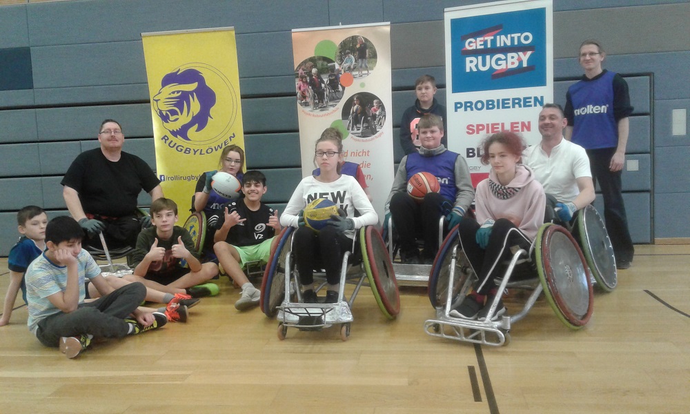 RCL und Rugbylöwen fördern Inklusion an 16. Oberschule