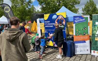 Wir beim Leipzig Marathon