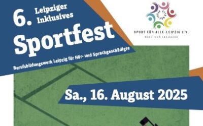 Flyer zum 6. Inklusiven Sportfest fertig