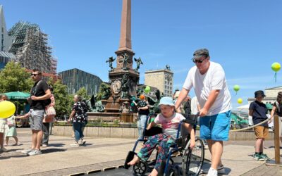 Unser Rolli-Parcours begeistert beim Erlebnistag der AOK