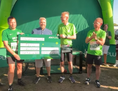 AOK PLUS spendet uns 800 Euro